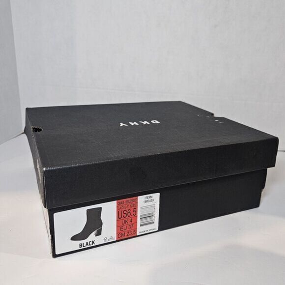 DKNY Ladies' Stretch Cavale Heeled Boot / Color Black/‎ Size 6.5 / New - Picture 14 of 15